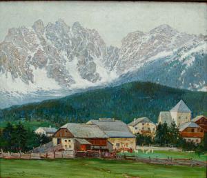 Amedeo Merello (Gênova, 1890 – Fumeri, 1979), Prime nevi sulle Dolomiti di San Candido